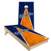 Skip's Garage Houston Triangle Themed Cornhole Set - Premium 2x4 (Corn Bags) - Include Hole + Edge Lights view 1