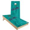 Skip's Garage Seattle #1 Themed Cornhole Set - Backyard 2x4 (Corn Bags) - Include Hole Lights view 1