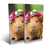 Skip's Garage Guinea Pig Cornhole Set - All-Weather 2x4 (Weather Bags) - Include Case + Edge Lights view 1