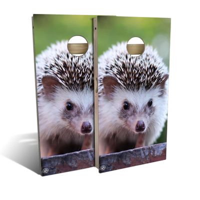 Skip's Garage Hedge Hog Cornhole Set - Backyard 2x4 (Weather Bags) - NO Accessories