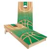 Skip's Garage Boston Themed Cornhole Set - Premium 2x4 (Corn Bags) - Include Case + Edge Lights view 1