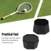 DAUZ Silicone Tennis Racket Back Covers Long Lifespan Tight Fit Racquet Accessories Tennis Racquet Butt Cap for Tennis Court view 3