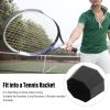 DAUZ Silicone Tennis Racket Back Covers Long Lifespan Tight Fit Racquet Accessories Tennis Racquet Butt Cap for Tennis Court view 4
