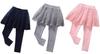 BGMINGYI Baby Girls Footless Leggins with Tutu Ruffle Lace Flower Skirt Toddler Cotton Pantskirt(US, Age, 6 Years, 7 Years, 3 Colors-Lace) view 1
