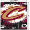 Trends International NBA Cleveland Cavaliers - Maximalist Logo 23 Wall Poster, 22.37" x 34.00", Poster & Push Pin Bundle view 3