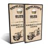 Skip's Garage Gentlemens Club Cornhole Set - Backyard 2x4 (Corn Bags) - Include Case + Hole Lights view 1