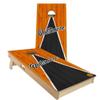Skip's Garage Baltimore Triangle Themed Cornhole Set - Premium 2x4 (Corn Bags) - Include Edge Lights view 1