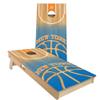 Skip's Garage New York #2 Themed Cornhole Set - All-Weather 2x4 (Weather Bags) - Include Edge Lights view 1