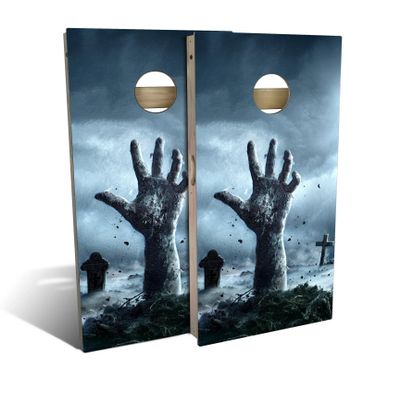 Skip's Garage Living Dead Cornhole Set - Backyard 2x4 (Corn Bags) - NO Accessories