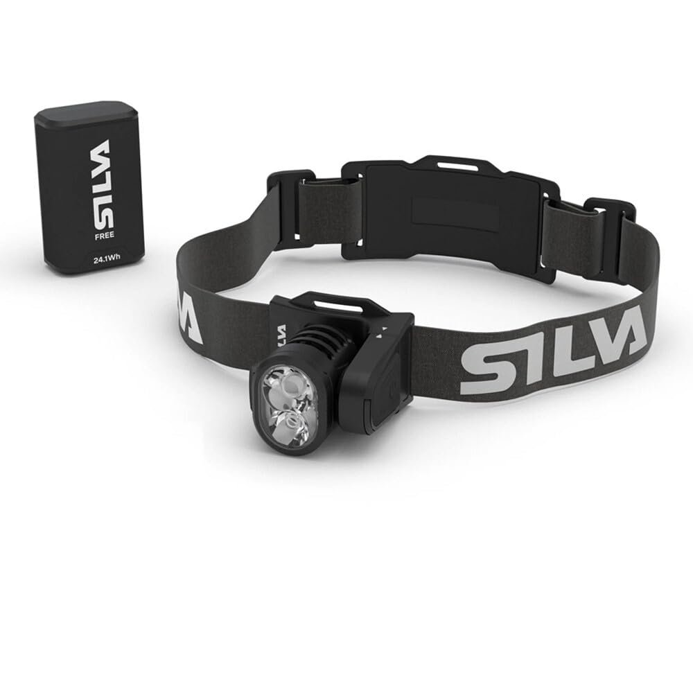 Silva Free S 3000 Lumen Headlamp | Great for Skiing, Trail Running, and Longer Adventures | ISPO Award Winner | Ultralite