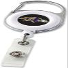 Aminco NFL Baltimore Ravens Deluxe Clip Badge Reel view 1