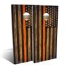 Skip's Garage Charred Search & Rescue USA Cornhole Set - Premium 2x4 (Weather Bags) - Include Case + Edge Lights view 1