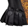 Jutrisujo Corset Top Women Outfit Lingerie Lace up Plus Size Gothic Ladies Basques Halloween Yellow L view 4