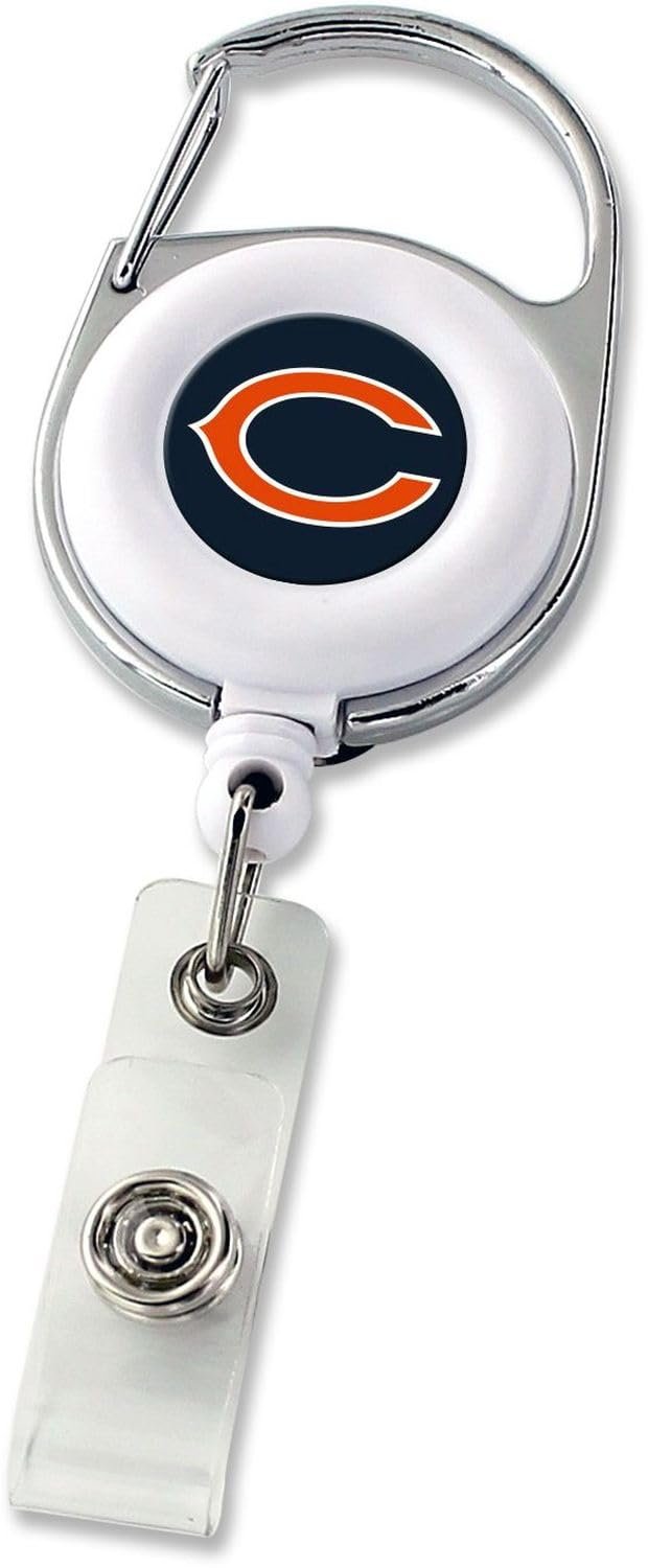 Aminco NFL Chicago Bears Deluxe Clip Badge Reel