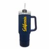 Campus Colors College & University 40 oz Travel Tumbler With Handle - Dual Option Lid With Straw - Vacuum Insulated Stainless Steel (Cal Golden Bears - Navy) view 1