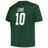 Fanatics Men's Jordan Love Green Green Bay Packers Big & Tall Player Name & Number T-Shirt view 3