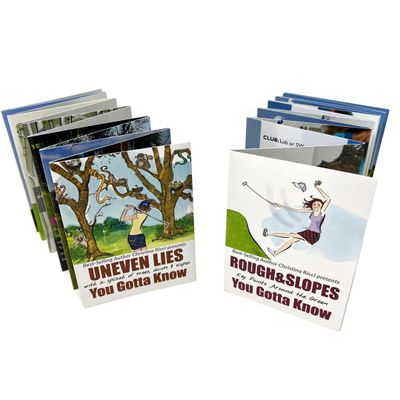MORE PARS Golf Pocket Series | Training Golf Guides | Use On Course | On-Course Portable Swing Aid (Rough & Slopes and Uneven Lies)