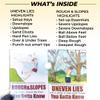 MORE PARS Golf Pocket Series | Training Golf Guides | Use On Course | On-Course Portable Swing Aid (Rough & Slopes and Uneven Lies) view 2