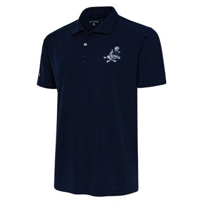 Antigua Men's Navy Dallas Cowboys Throwback Logo Tribute Polo