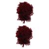 balacoo 2pcs Puff Afro Curly Wig with for Women Synthetic Hairpiece Comfortable Fit for Daily Wear Realistic Curly Bun Style Vibrant and Bouncy Hair Extensions view 1