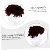 balacoo 2pcs Puff Afro Curly Wig with for Women Synthetic Hairpiece Comfortable Fit for Daily Wear Realistic Curly Bun Style Vibrant and Bouncy Hair Extensions view 2