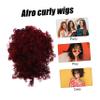 balacoo 2pcs Puff Afro Curly Wig with for Women Synthetic Hairpiece Comfortable Fit for Daily Wear Realistic Curly Bun Style Vibrant and Bouncy Hair Extensions view 3