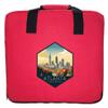R and R Imports Atlanta Georgia Design A Souvenir Destination Seat Cushion Red