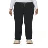 KOI Next Gen Everyday Hero Women's 5-Pocket Cargo Scrub Pants Black 4X-Large Tall view 1