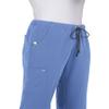 KOI Next Gen Everyday Hero Women's 5-Pocket Cargo Scrub Pants True Ceil 3X-Large view 3