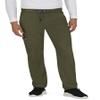 KOI Next Gen Make It Happen Men's 6-Pocket Scrub Pants Olive Green X-Large Short view 1
