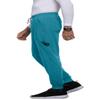 KOI Next Gen Men's Day to Night Jogger Scrub Pants, 7 Pockets, 4-Way Stretch Teal X-Small Tall view 3