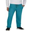 KOI Next Gen Make It Happen Men's 6-Pocket Scrub Pants Teal Medium Tall view 1