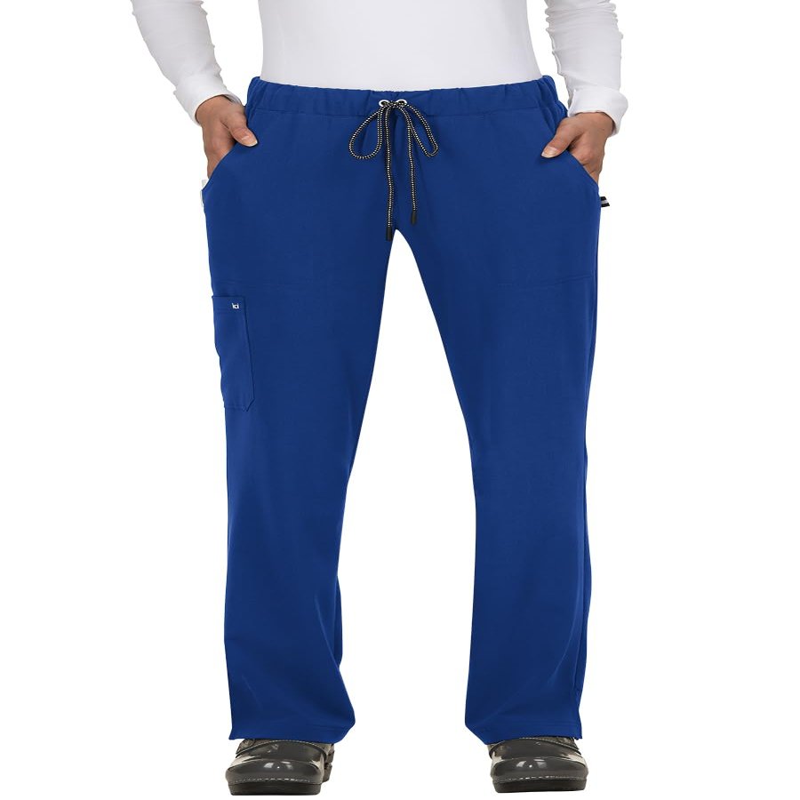KOI Next Gen Everyday Hero Women's 5-Pocket Cargo Scrub Pants Galaxy XX-Large