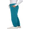 KOI Next Gen Good Vibe Women's 7-Pocket Stretch Jogger Teal 2X view 2