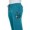 KOI Next Gen Good Vibe Women's 7-Pocket Stretch Jogger Teal 2X view 3