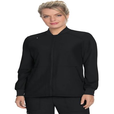 KOI Next Gen Always in Motion Women's Stretch Jacket Black 4X-Large
