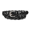 1" BRAID W/HARNESS BUCKLE AND LOGO LOOP LEATHER BELT view 1
