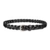 1" BRAID W/HARNESS BUCKLE AND LOGO LOOP LEATHER BELT view 4