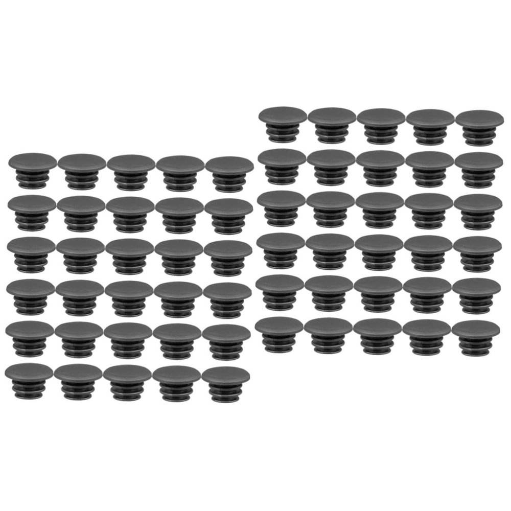 INOOMP 60pcs Bike End Caps for Handlebar Black End Plugs for Road Mountain Protects Handlebars Compatible Adult Models