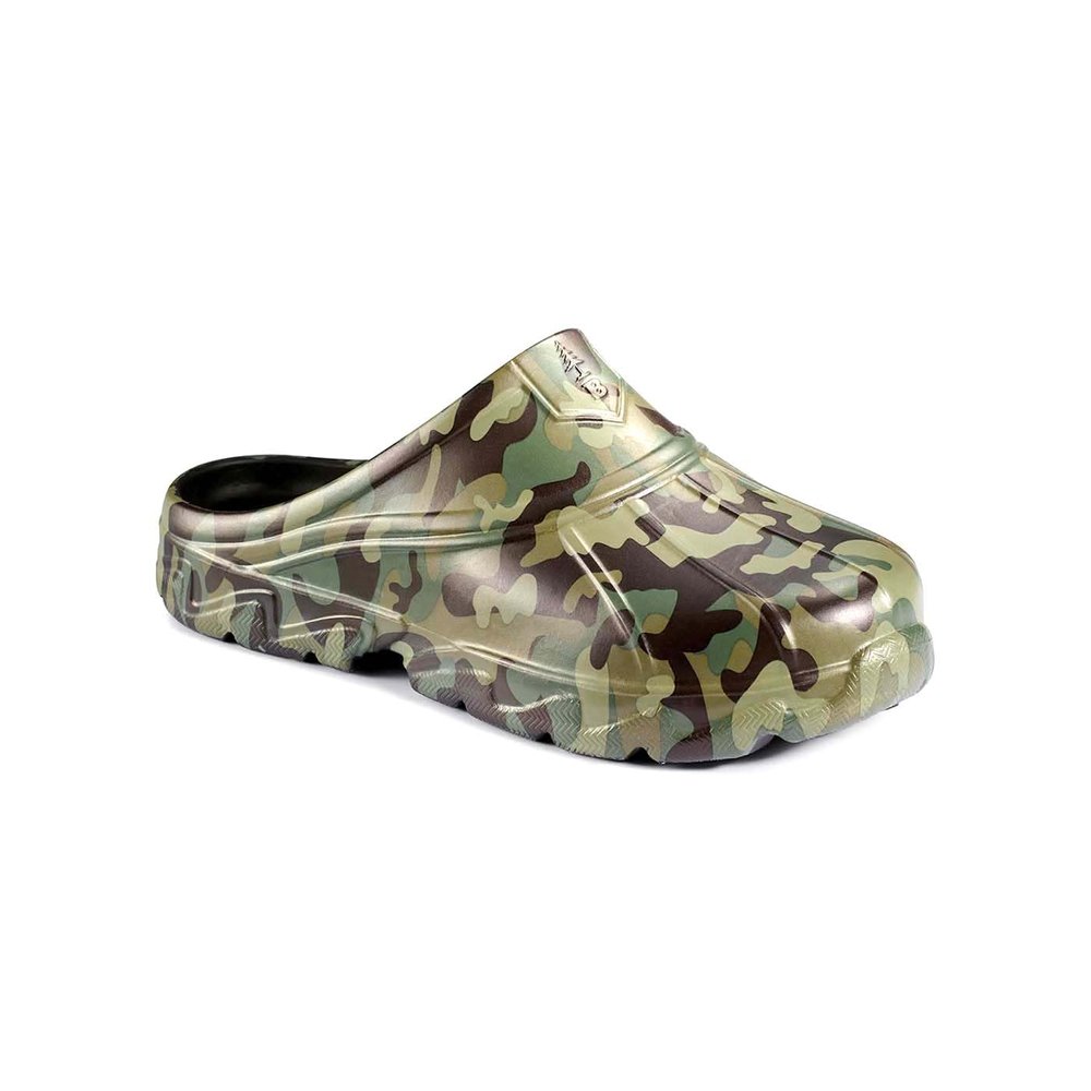 BASS OUTDOOR Clogs for Women  Lightweight Waterproof Comfort Slides Hiking Shoe, Camouflage, 8