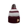 Sport Your Gear Winthrop Eagles Prime Cuffed Fold Over Pom Pom Winter Knit Beanie - Multi, Winthrop, One Size view 2
