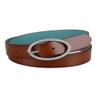 1.25" TWISTED CENTERBAR REVERSIBLE LEATHER BELT view 1
