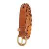 1" BRAID W/HARNESS BUCKLE AND LOGO LOOP LEATHER BELT view 2