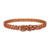 1" BRAID W/HARNESS BUCKLE AND LOGO LOOP LEATHER BELT view 4