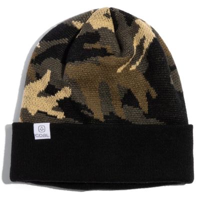 Coal Fjord Beanie - Olive Camo