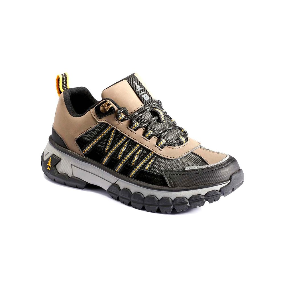 Bass Outdoor Womens Low Top Cushioned Insole Water Resistant Boot with Reflective Toe, TAUPE, 10