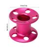 Vomeko Diving Finger Spool Reel,Underwater Guideline Spool,Aluminum Alloy Guideline Reel for Freediving, Snorkeling, and Underwater Gear (red) view 4