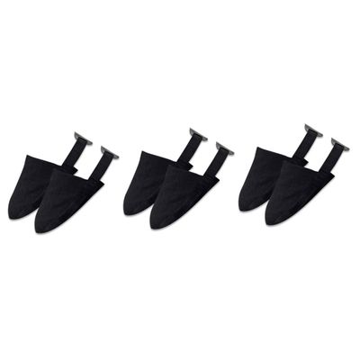 BESPORTBLE 3pairs Bowling Shoes Covers for Women Elastic Slide Cover for Bowling Mat Slipping Mat Accessories