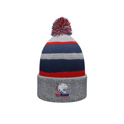 Sport Your Gear South Alabama Jaguars Prime Cuffed Fold Over Pom Pom Winter Knit Beanie