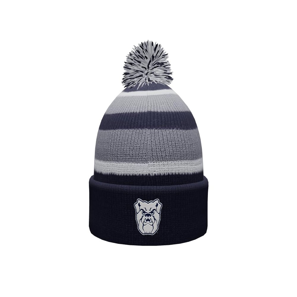 Sport Your Gear Butler Bulldogs Prime Cuffed Fold Over Pom Pom Winter Knit Beanie